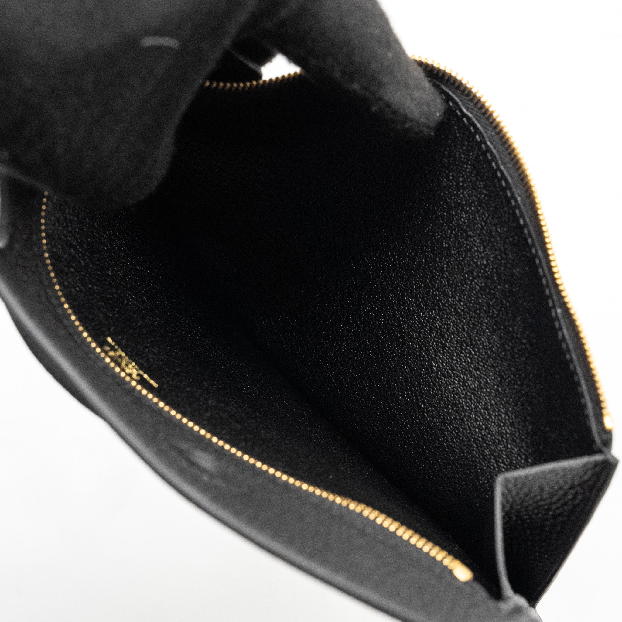 HERMES POCHETTE BACKPOCKET 25 TOGO BLACK GHW