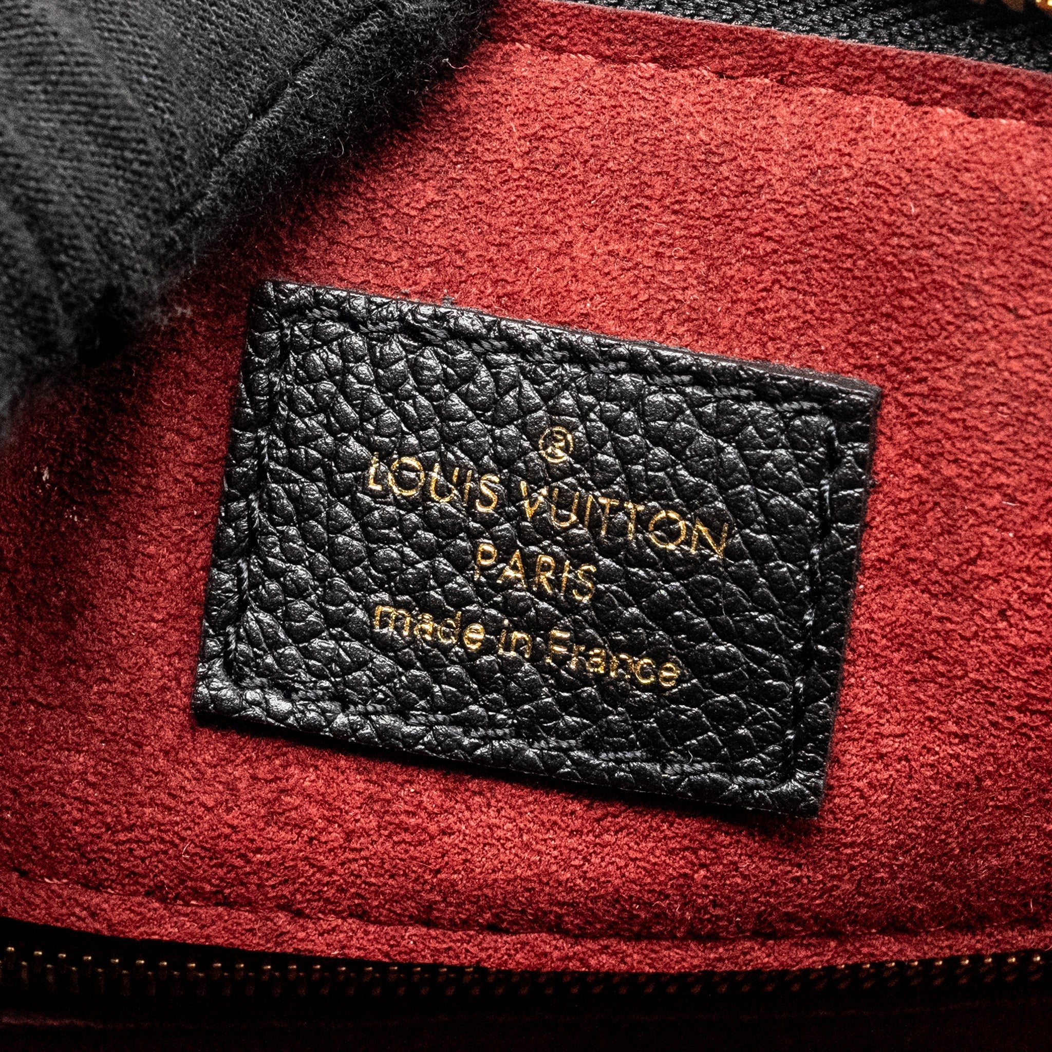 LOUIS VUITTON SPEEDY 25 BANDOULIERE BICOLOR MONOGRAM EMPREINTE BLACK GHW