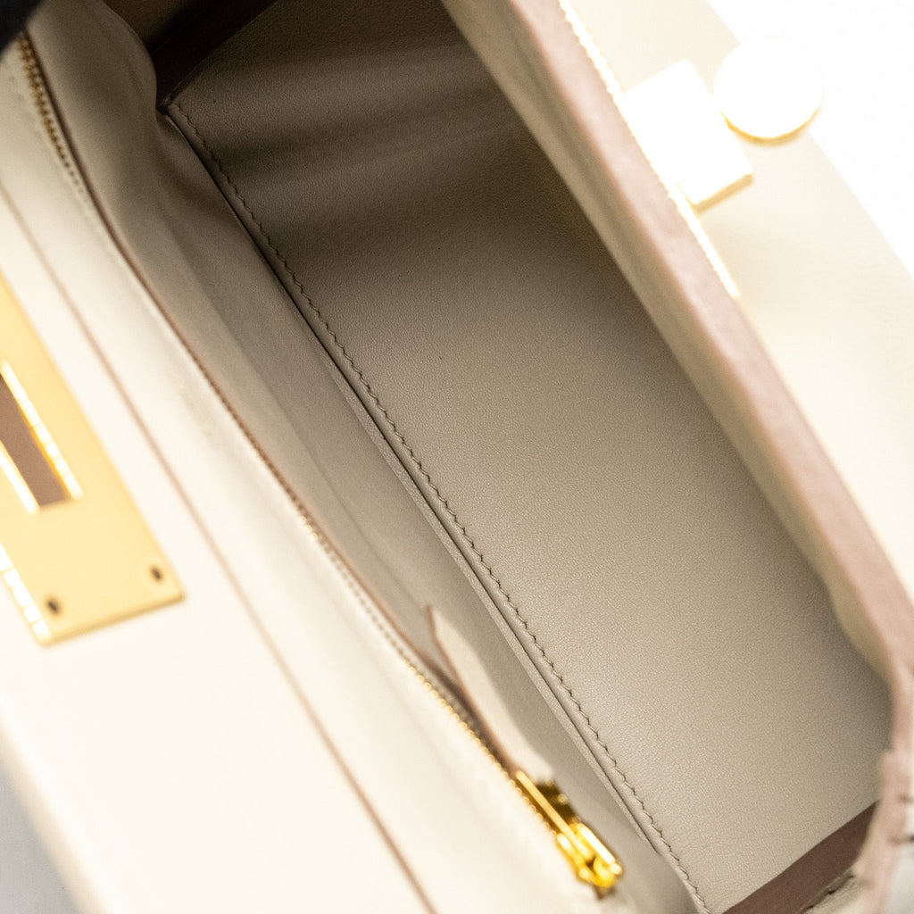 HERMES MINI 24/24 2424-21 BAG EVERCOLOR/ SWIFT BETON GHW