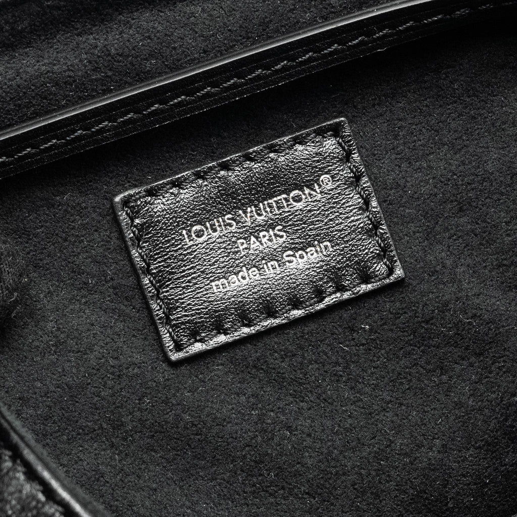 LOUIS VUITTON MONTSOURIS BACKPACK PM LAMBSKIN BLACK SHW