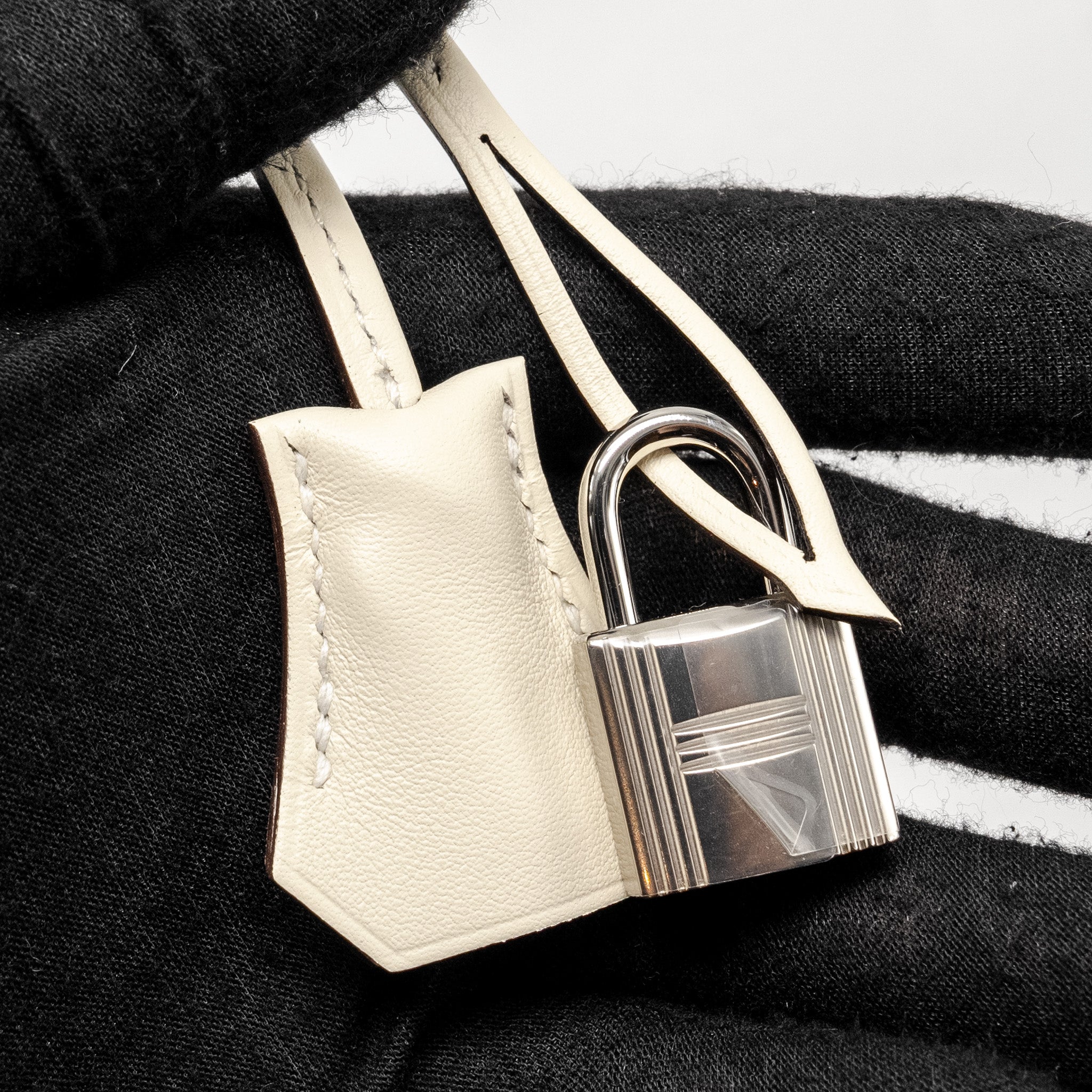 HERMES KELLY 28 SELLIER TOILE H/SWIFT ECRU-AMANDE/NATA SHW