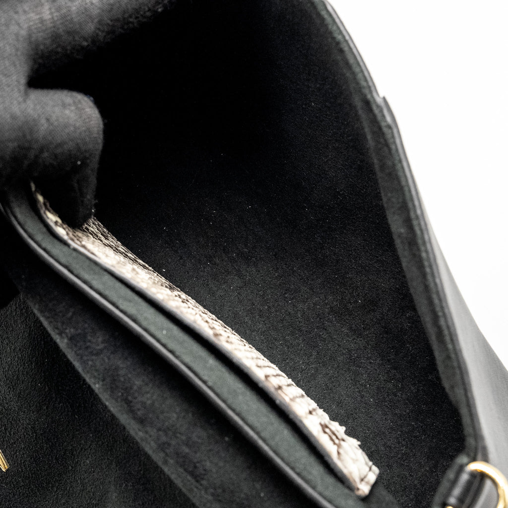 LOUIS VUITTON LOVE NOTE BAG PYTHON/CALFSKIN BLACK/MULTICOLOUR GHW