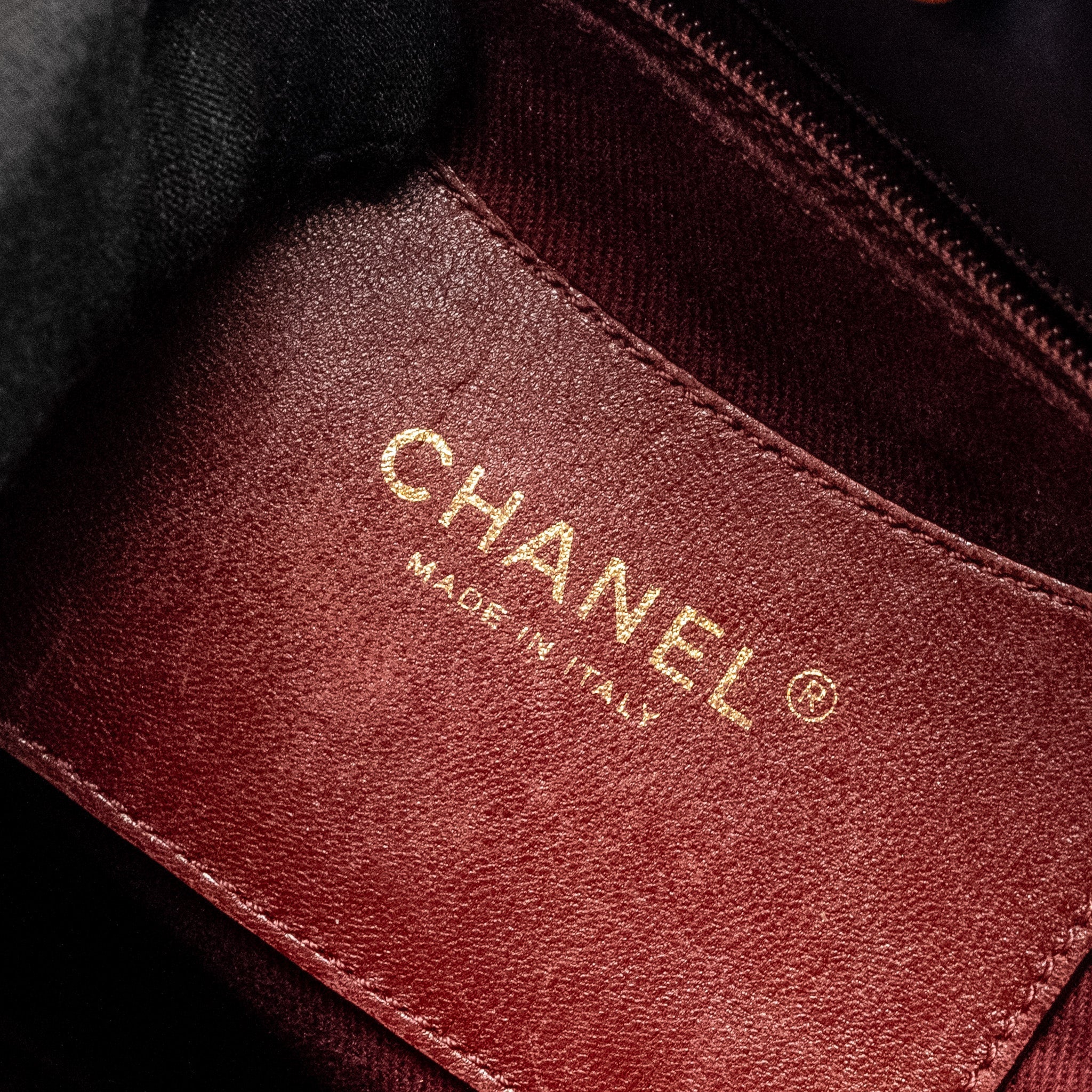 CHANEL JUST MADEMOISELLE BOWLING BAG LAMBSKIN DARK BLUE GHW