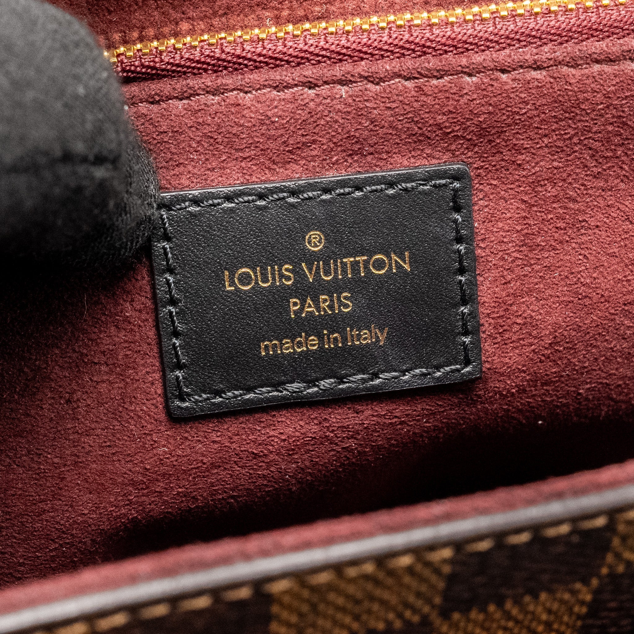 LOUIS VUITTON VAVIN PM DAMIER EBENE CANVAS GHW