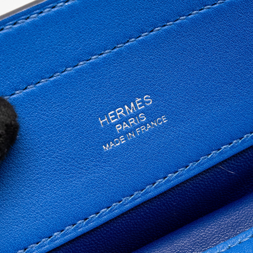 HERMES MINI ALINE BAG SWIFT/MILO BLUE SAPHIR/BLUE FRANCE SHW