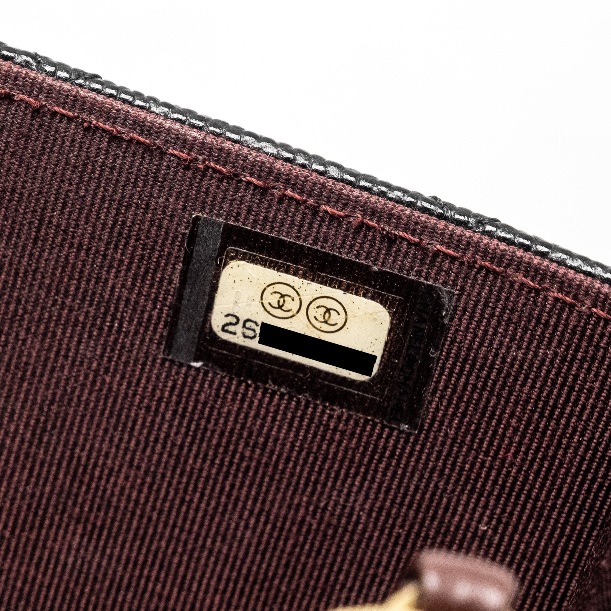 CHANEL QUILTED WALLET ON CHAIN CAVIAR BLACK GHW