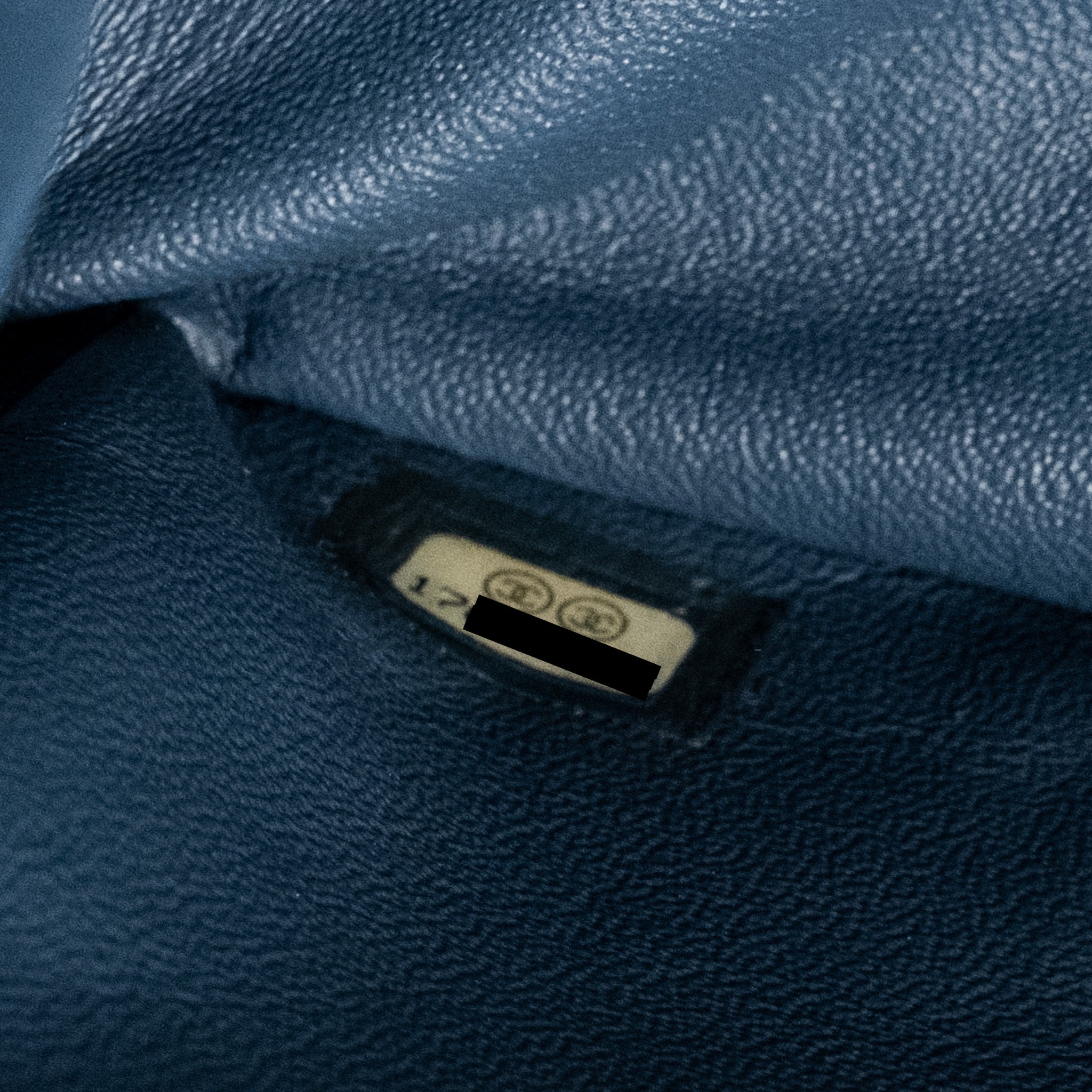 CHANEL MAXI 2.55 REISSUE FLAP BAG CAVIAR BLUE RUTHENIUM HARDWARE