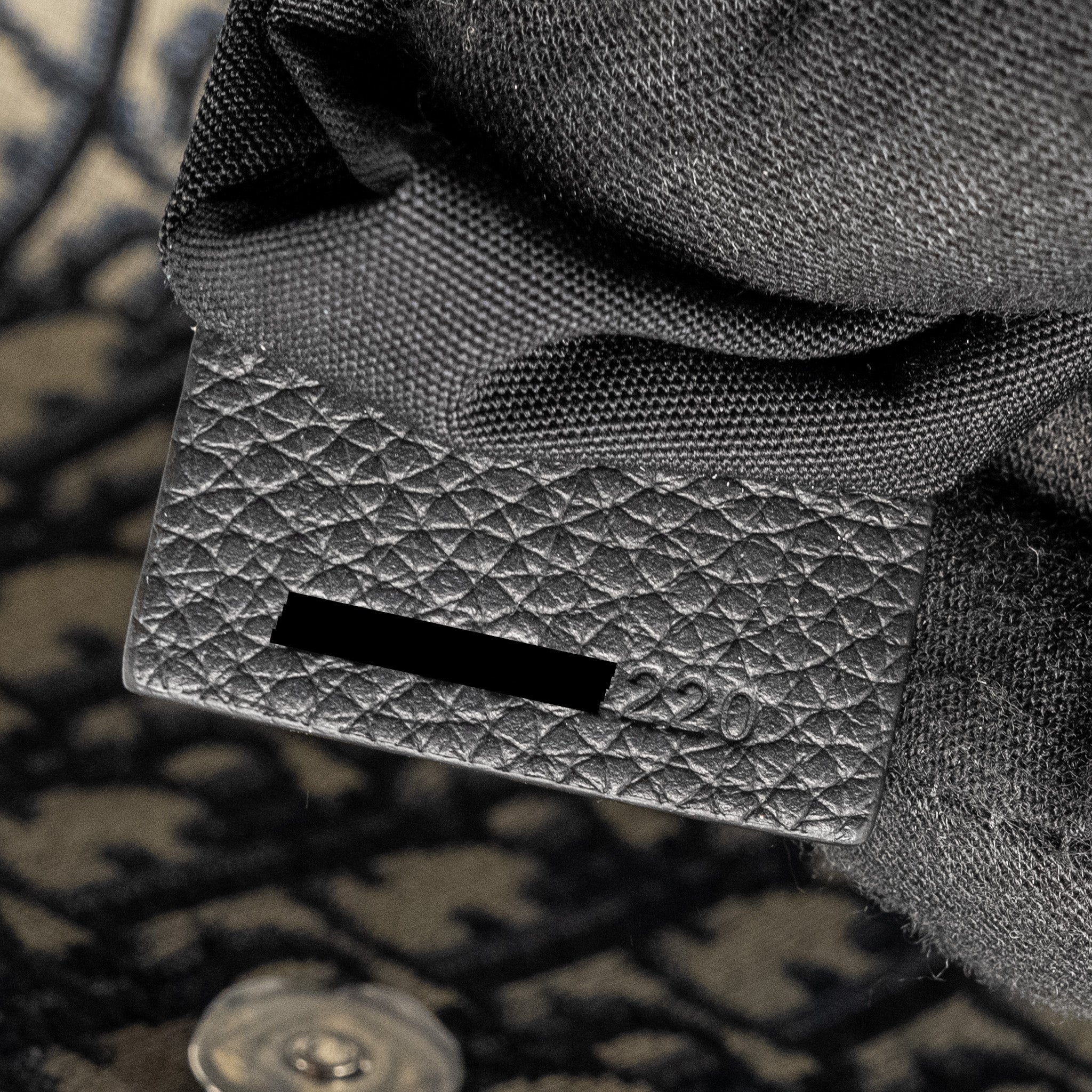 DIOR HOMME SADDLE BAG OBLIQUE JACQUARD BEIGE/BLACK GHW