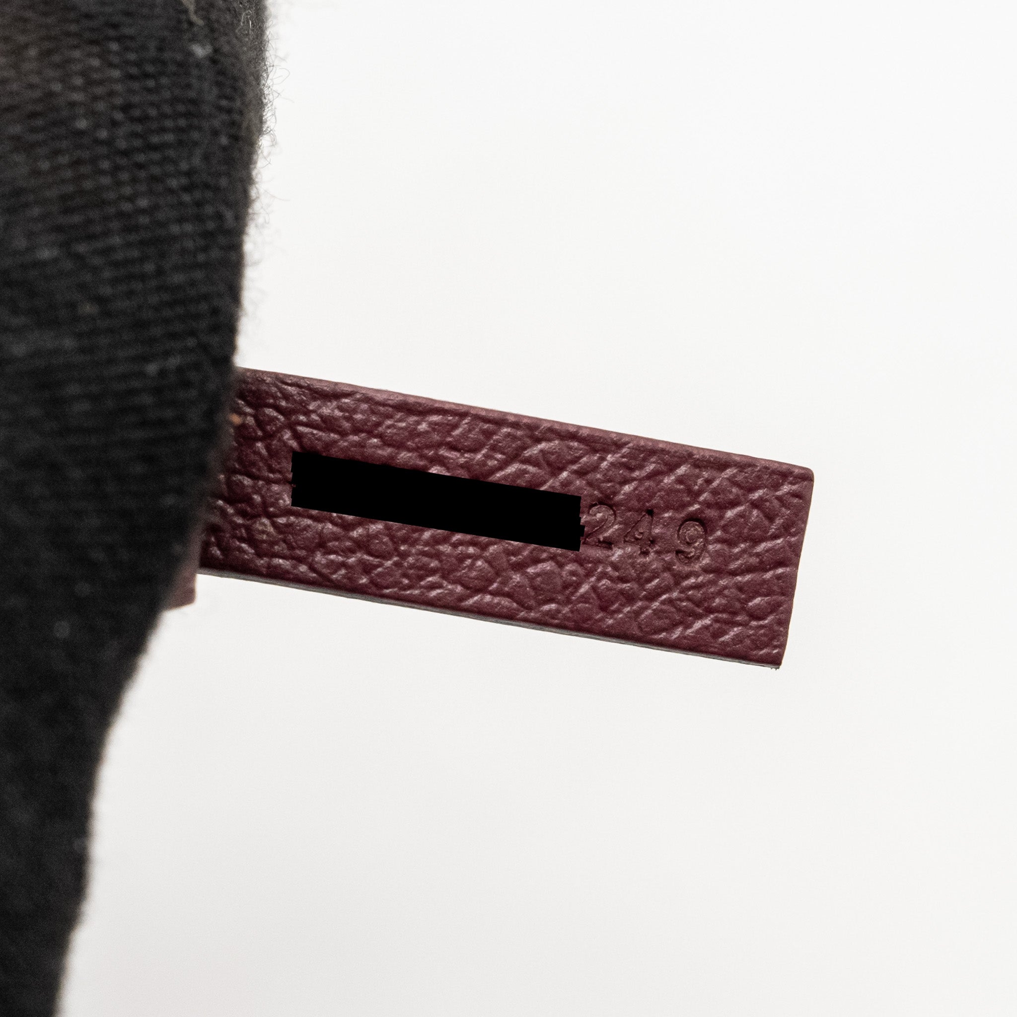 GOYARD BOHEME HOBO BAG GOYARDINE CANVAS/CALFSKIN BURGUNDY SHW