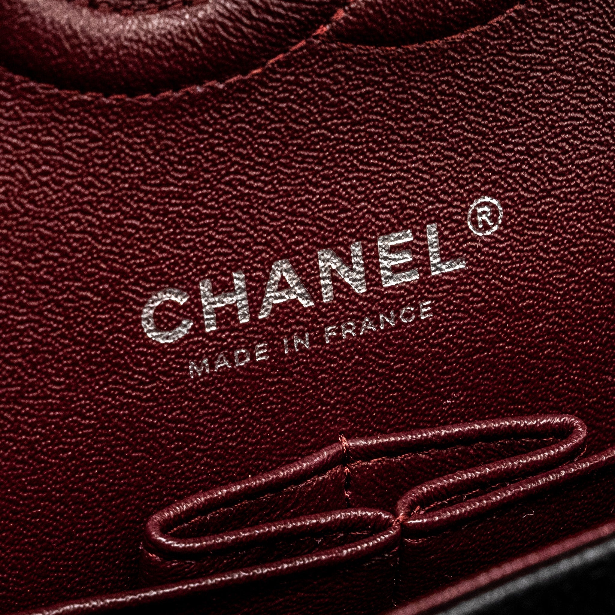 CHANEL MEDIUM CLASSIC DOUBLE FLAP BAG CAVIAR BLACK SHW