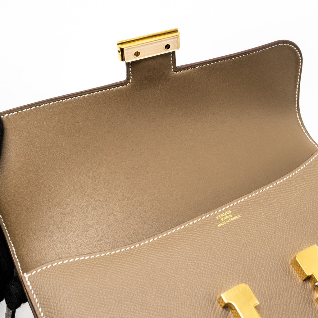 HERMES CONSTANCE ELAN EPSOM ETOUPE GHW