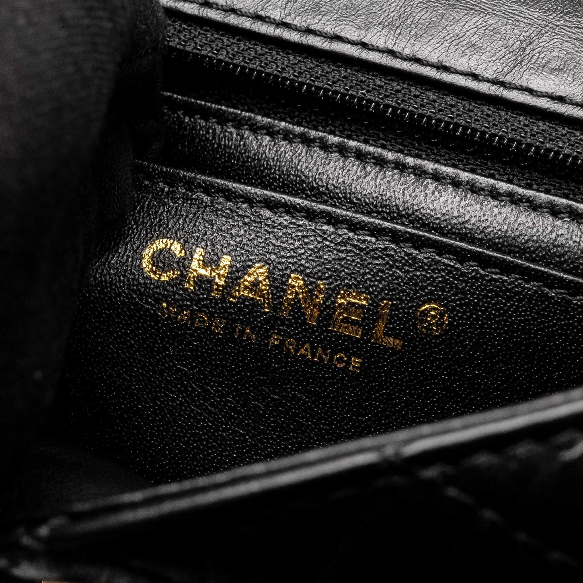 CHANEL MINI 2.55 REISSUE AGED CALFSKIN BLACK GHW