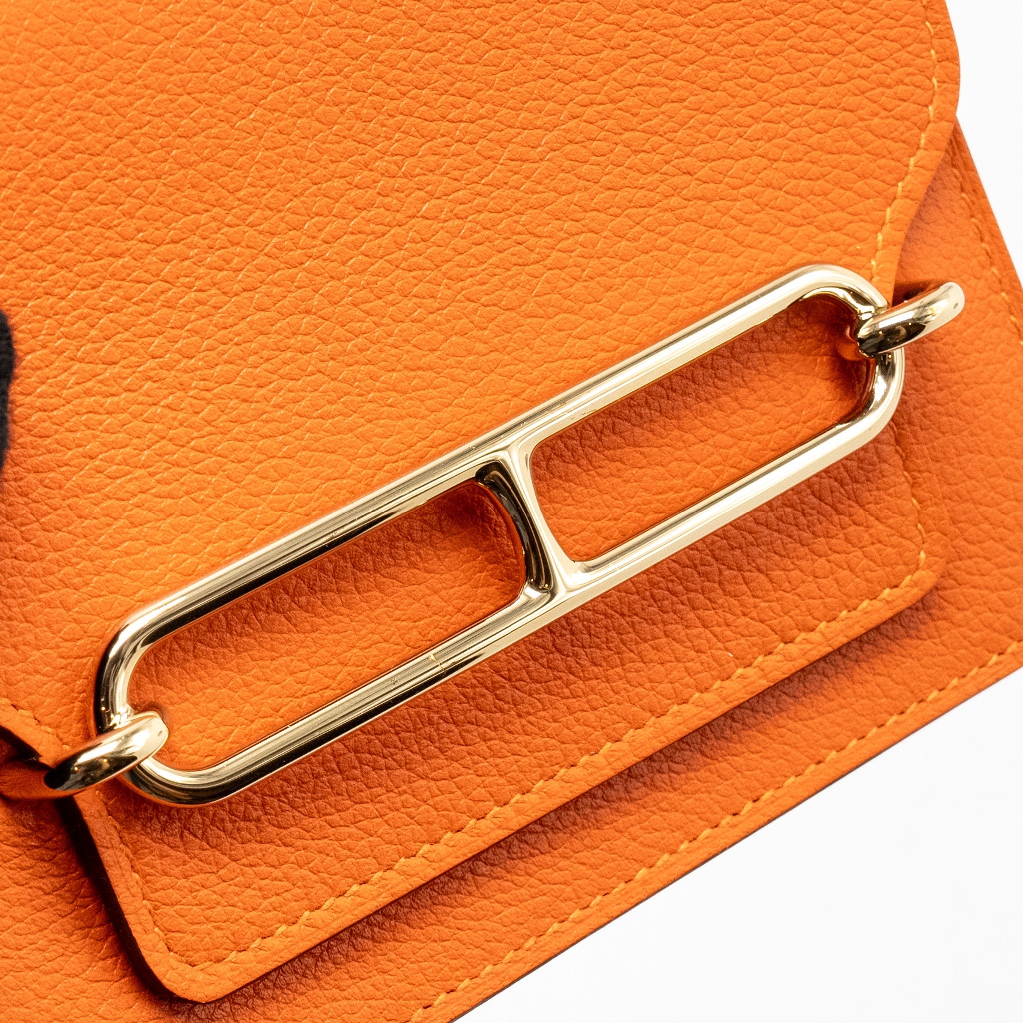HERMES ROULIS SLIM EVERCOLOR ORANGE GHW