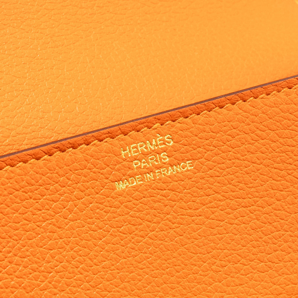 HERMES ROULIS SLIM EVERCOLOR ORANGE GHW