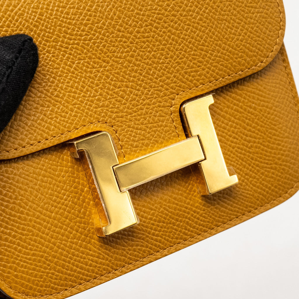 HERMES CONSTANCE SLIM EPSOM SESAME GHW