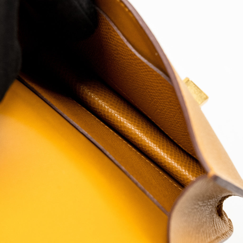 HERMES CONSTANCE SLIM EPSOM SESAME GHW