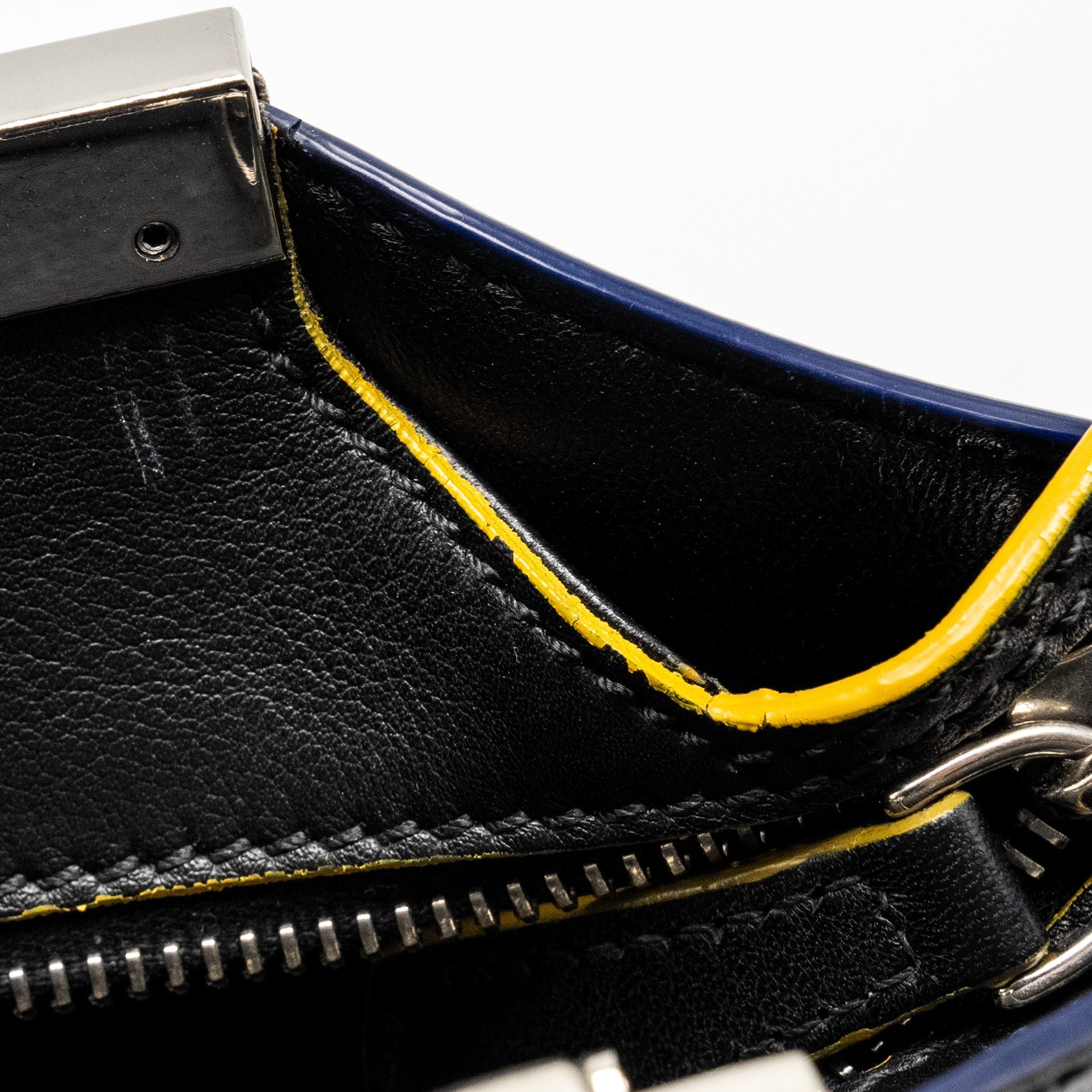 FENDI MINI 3JOURS TOTE BAG CALFSKIN BLACK SHW