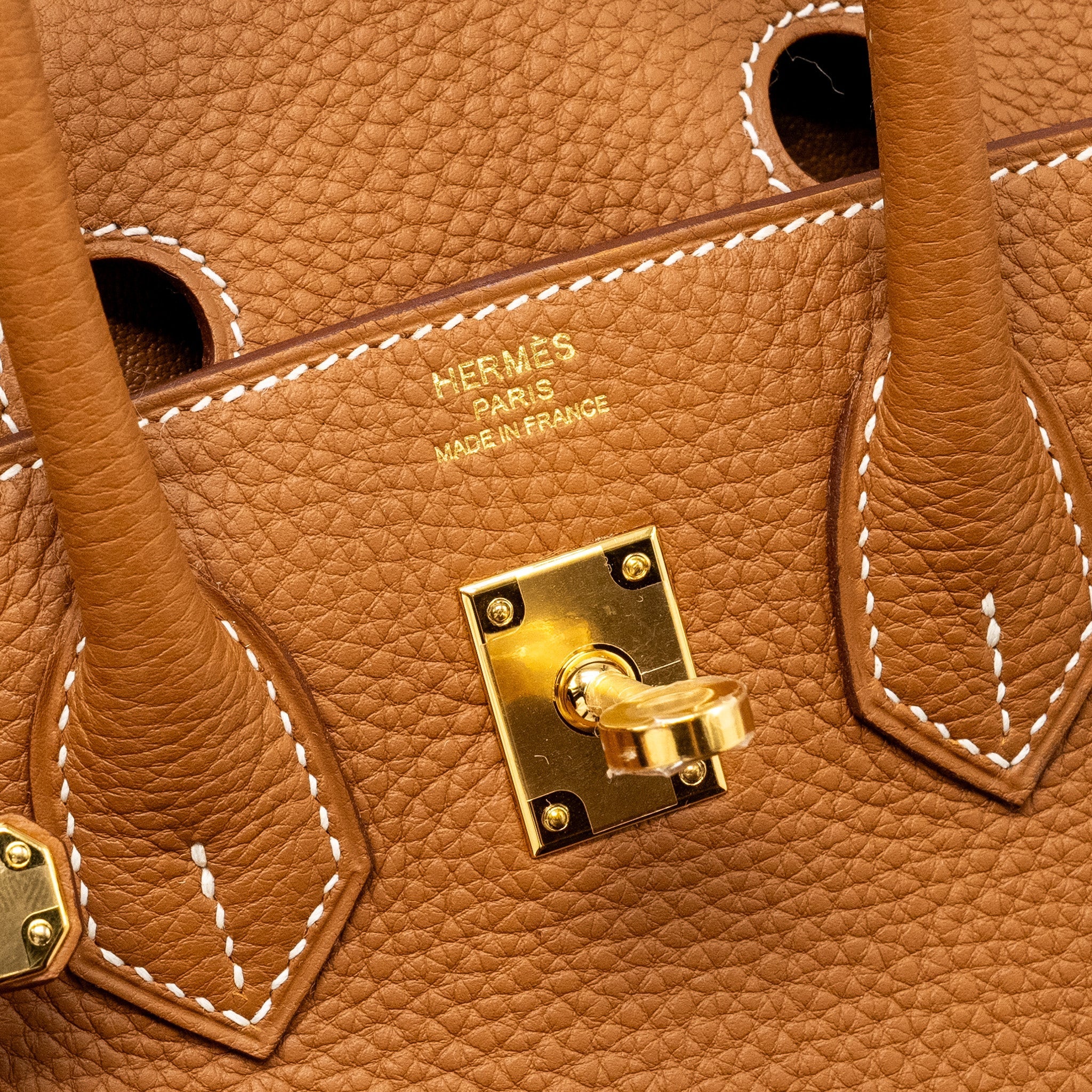 HERMES BIRKIN 25 TOGO GOLD GHW