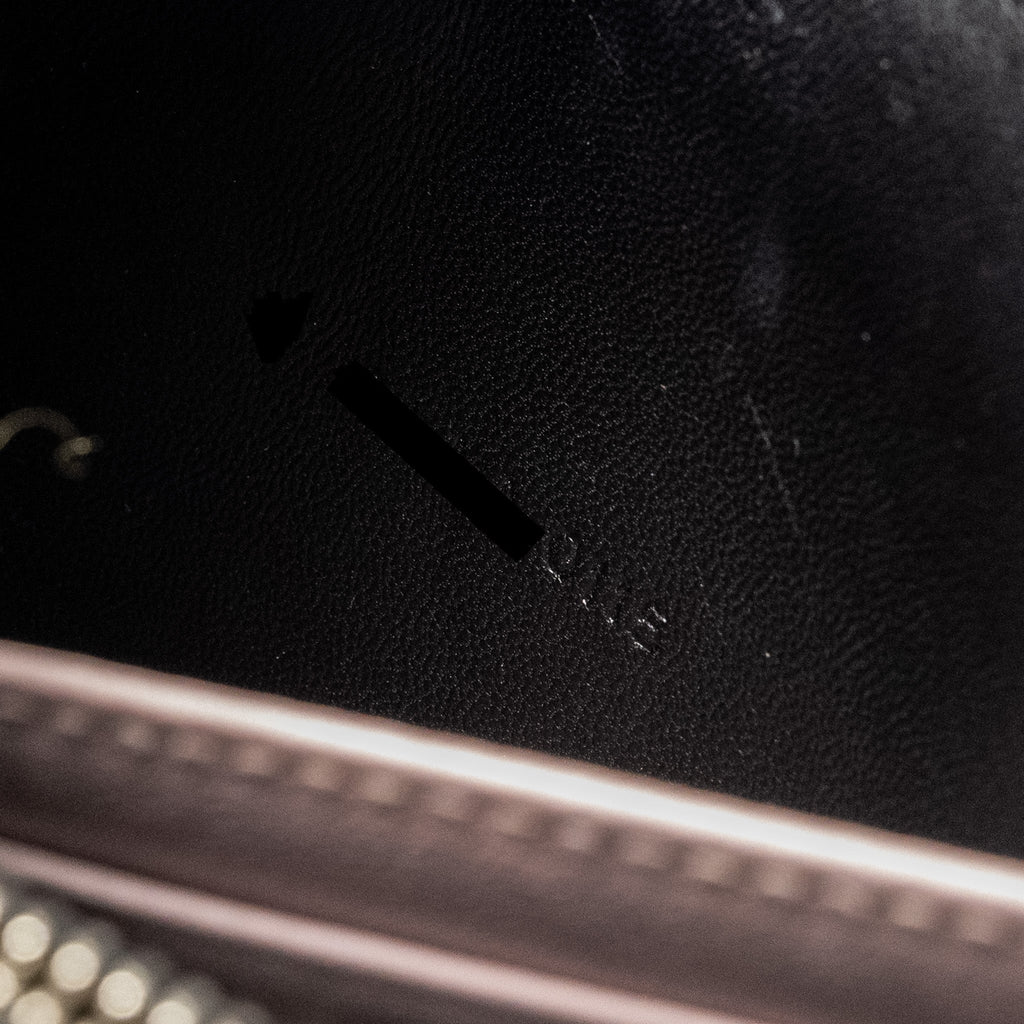 DIOR MISS DIOR PROMENADE POUCH BAG LAMBSKIN BLACK SHW
