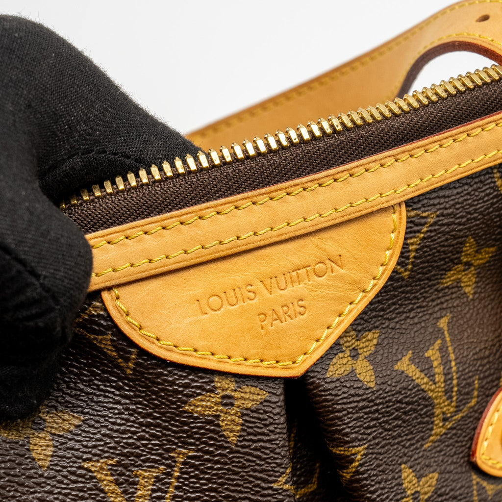 LOUIS VUITTON PALERMO GM TOTE BAG MONOGRAM CANVAS GHW