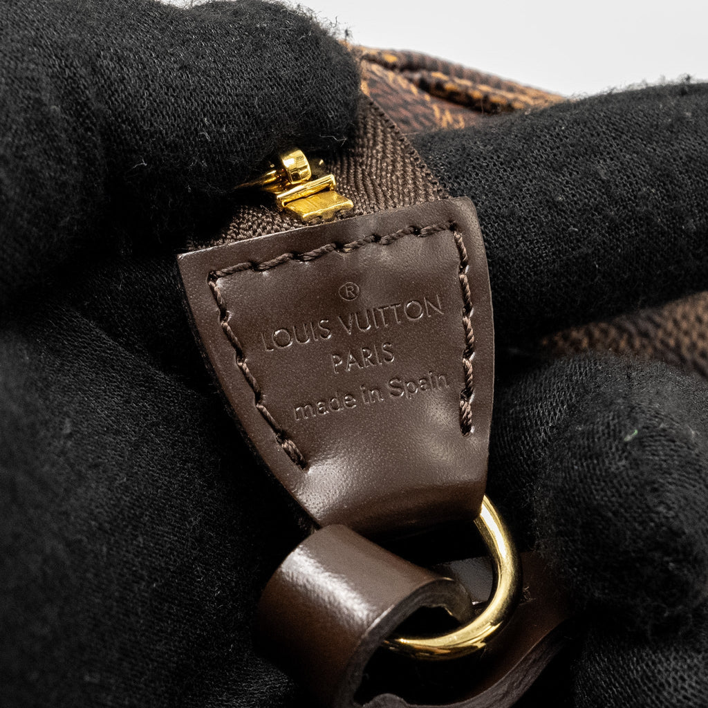 LOUIS VUITTON POCHETTE ACCESSOIRES DAMIER EBENE CANVAS GHW