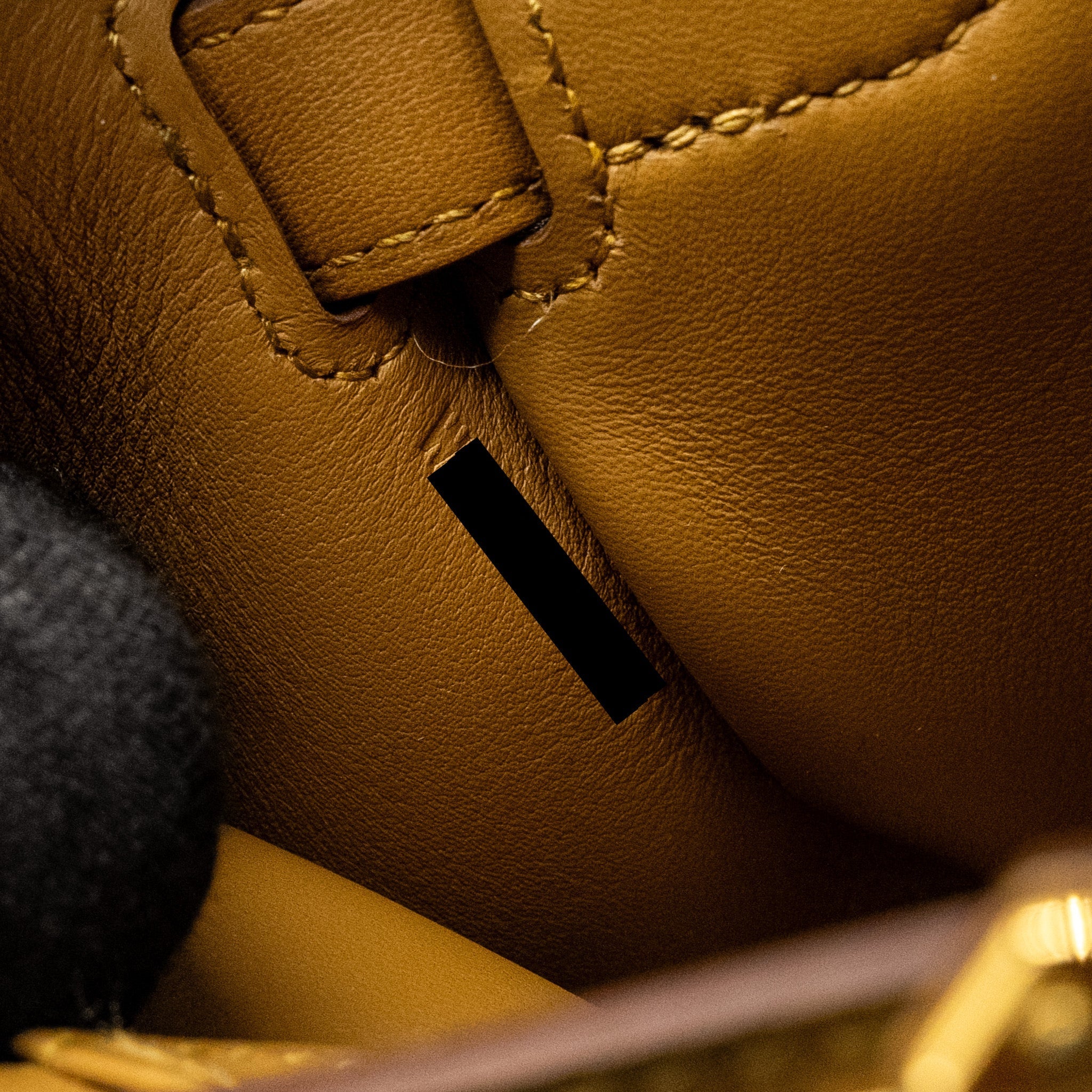 HERMES MINI JYPSIERE SWIFT BRONZE DORE/KRAFT GHW