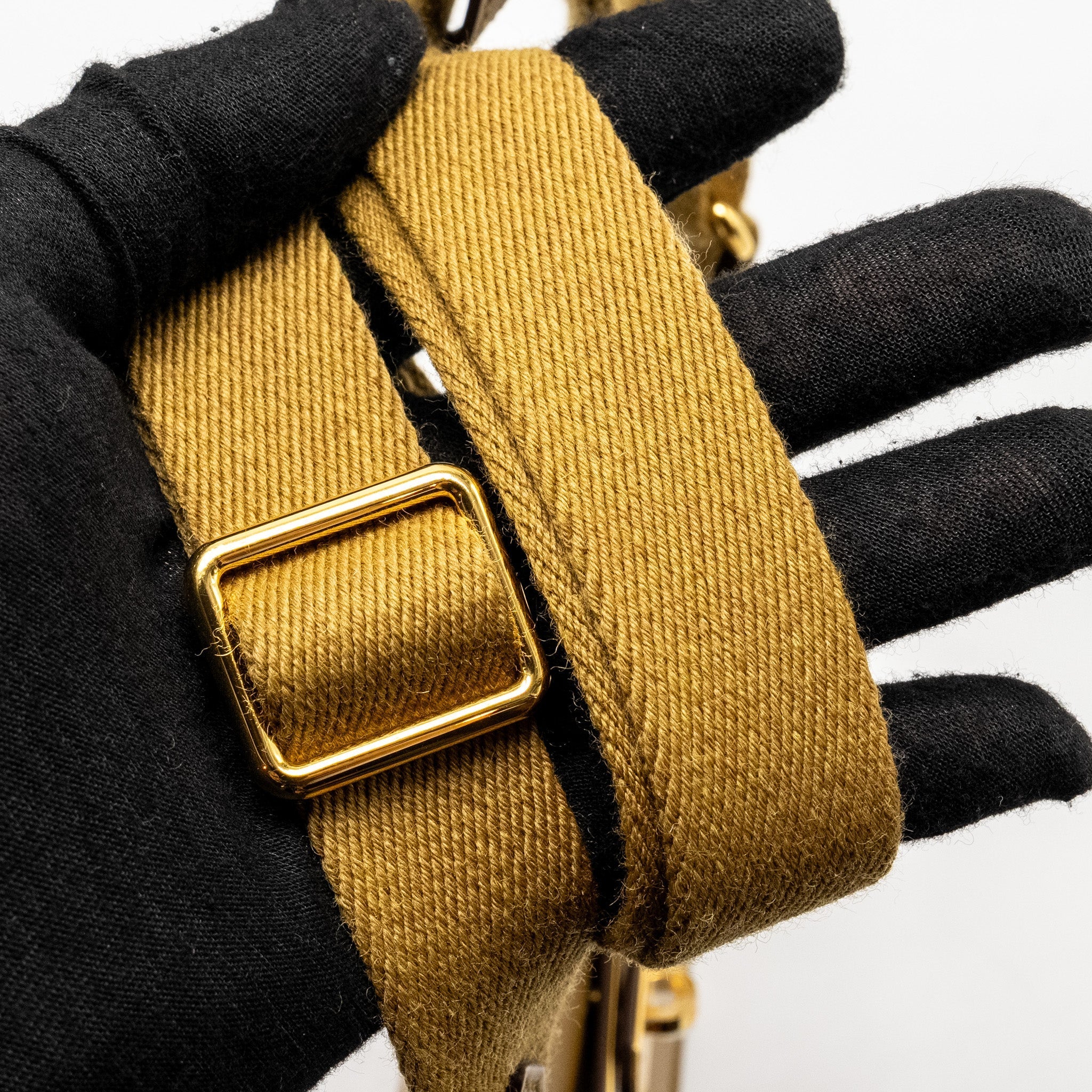 HERMES MINI JYPSIERE SWIFT BRONZE DORE/KRAFT GHW