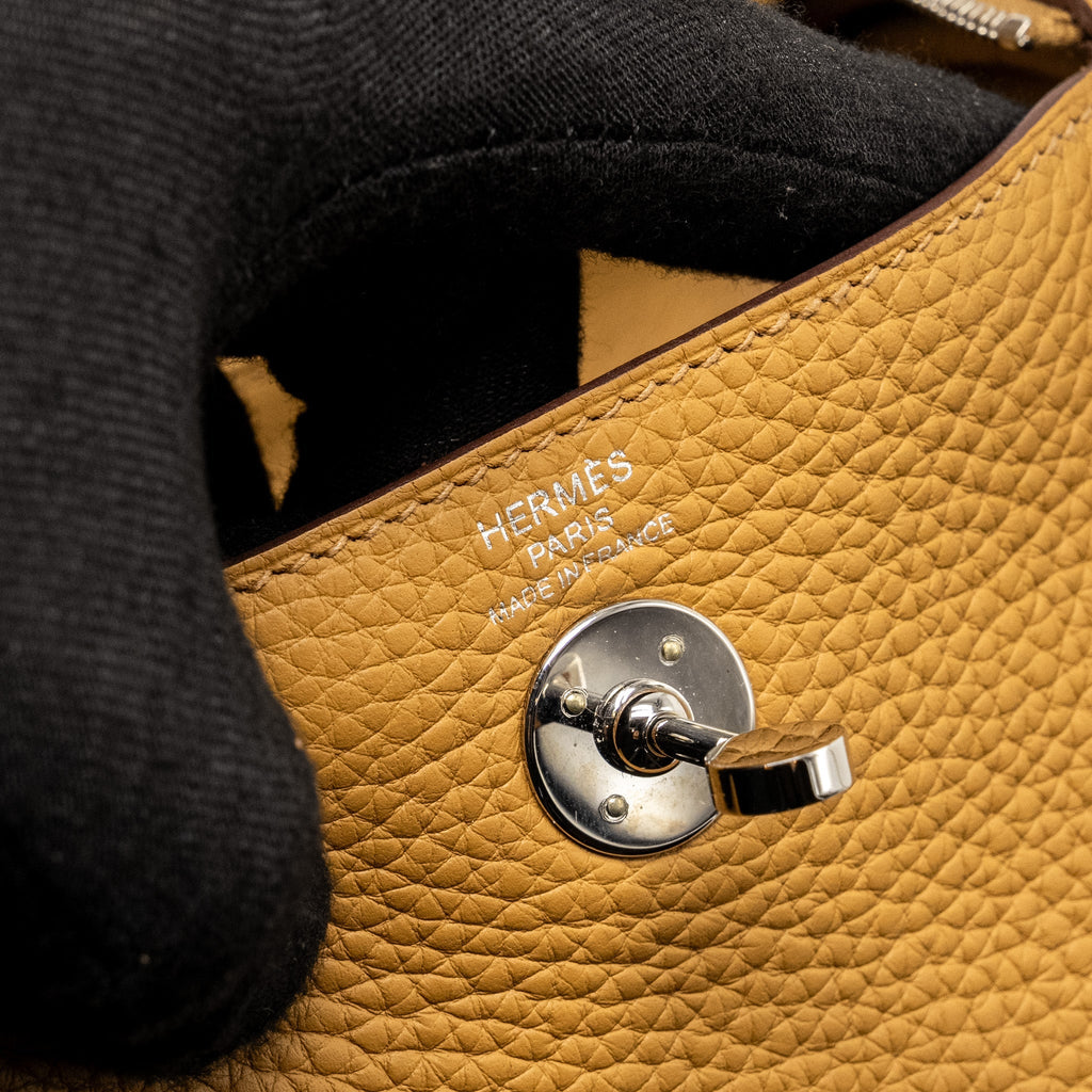 HERMES MINI LINDY CLEMENCE 4B BISCUIT SHW