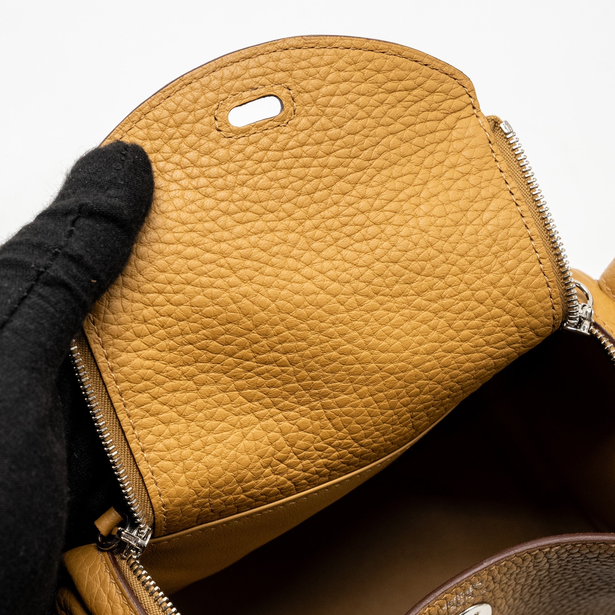 HERMES MINI LINDY CLEMENCE 4B BISCUIT SHW
