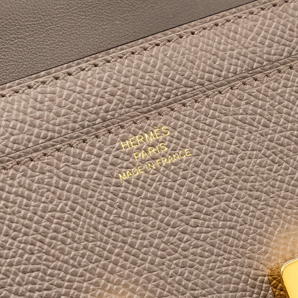 HERMES CONSTANCE TO GO EPSOM GRIS ETAIN GHW