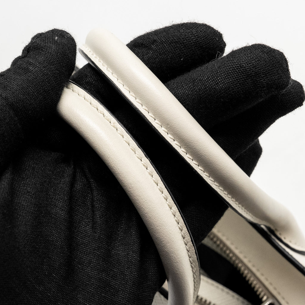 PRADA SAFFIANO MONOCHROME BAG WHITE SHW