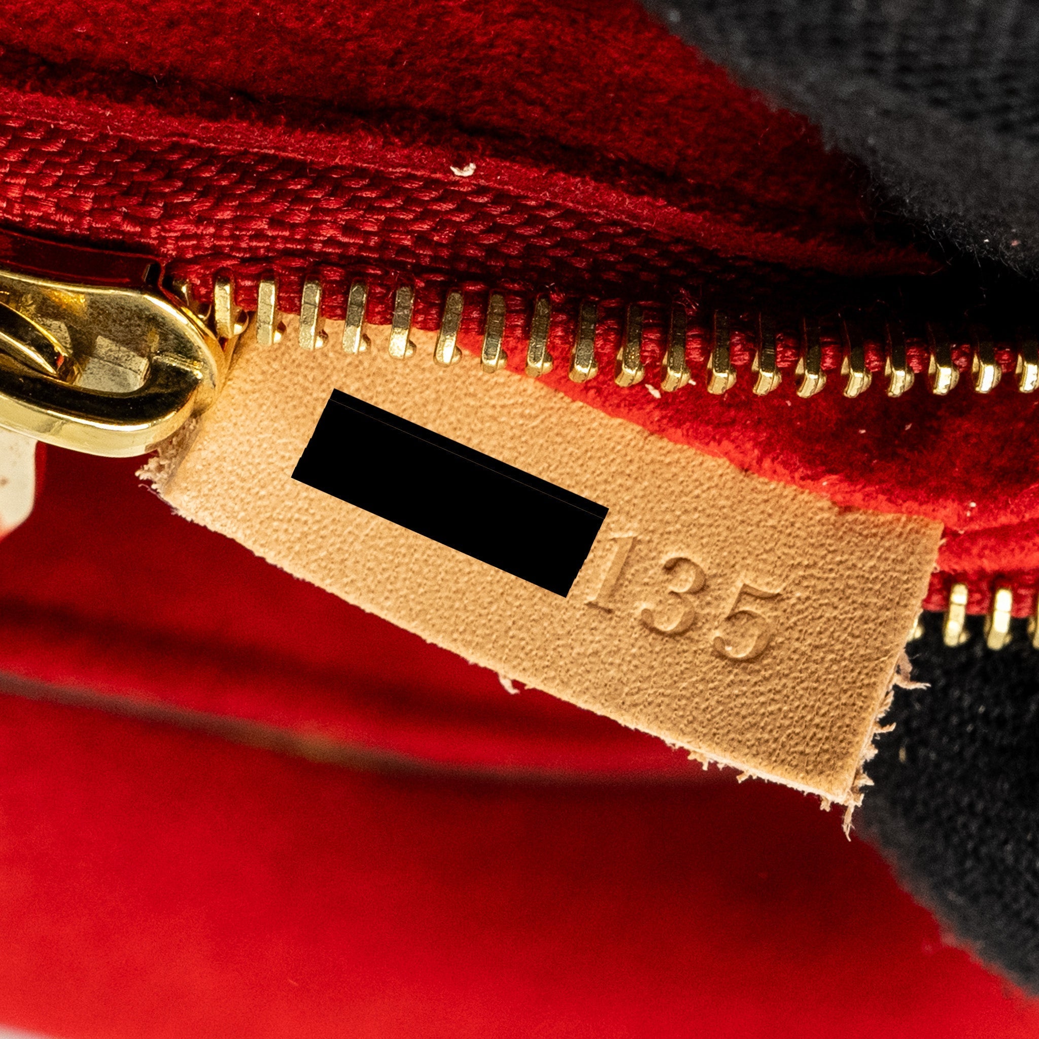 LOUIS VUITTON PALLAS CHAIN BAG MONOGRAM CANVAS/LEATHER RED GHW