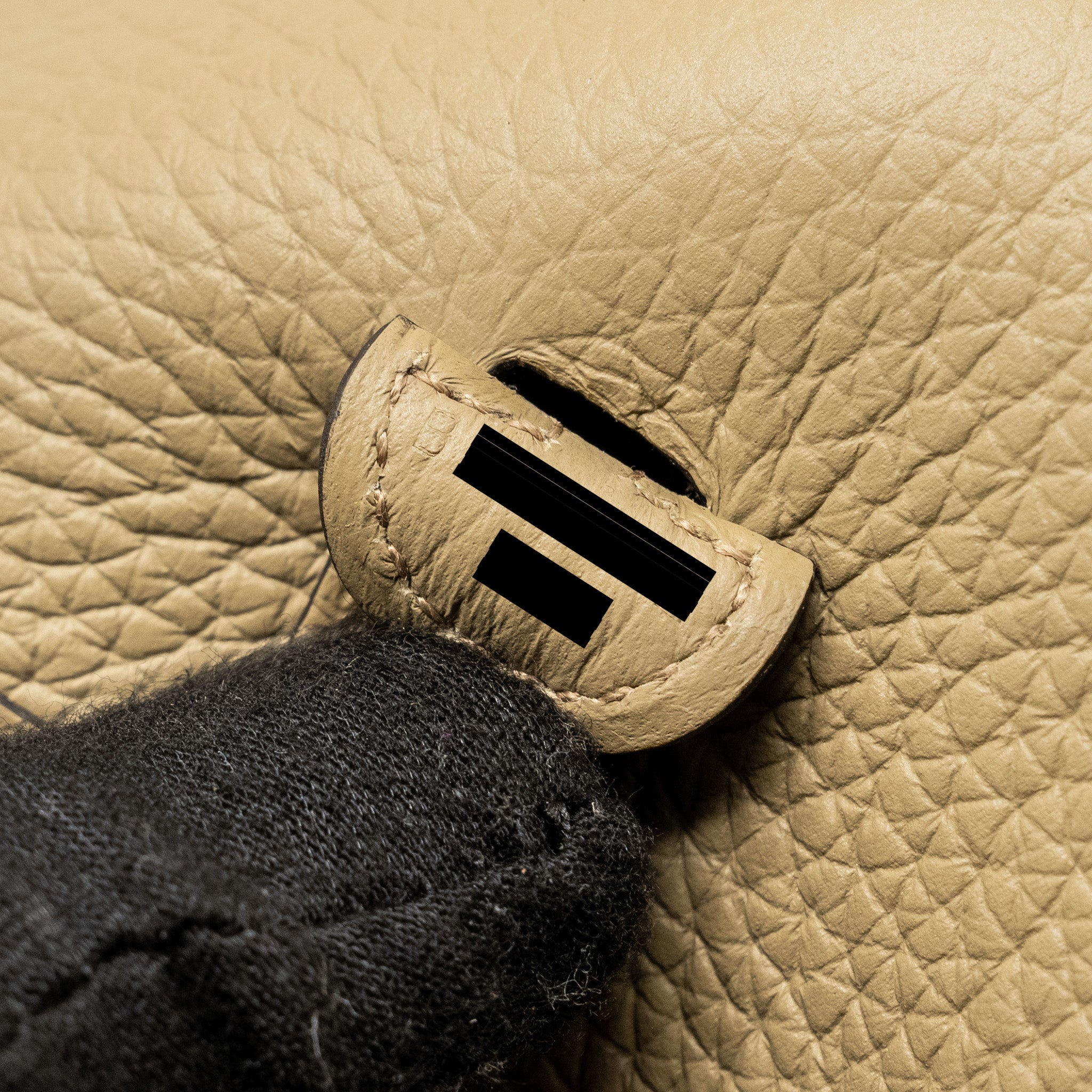 HERMES MINI EVELYNE CLEMENCE BEIGE MARFA WITH MULTICOLOUR STRAP SHW