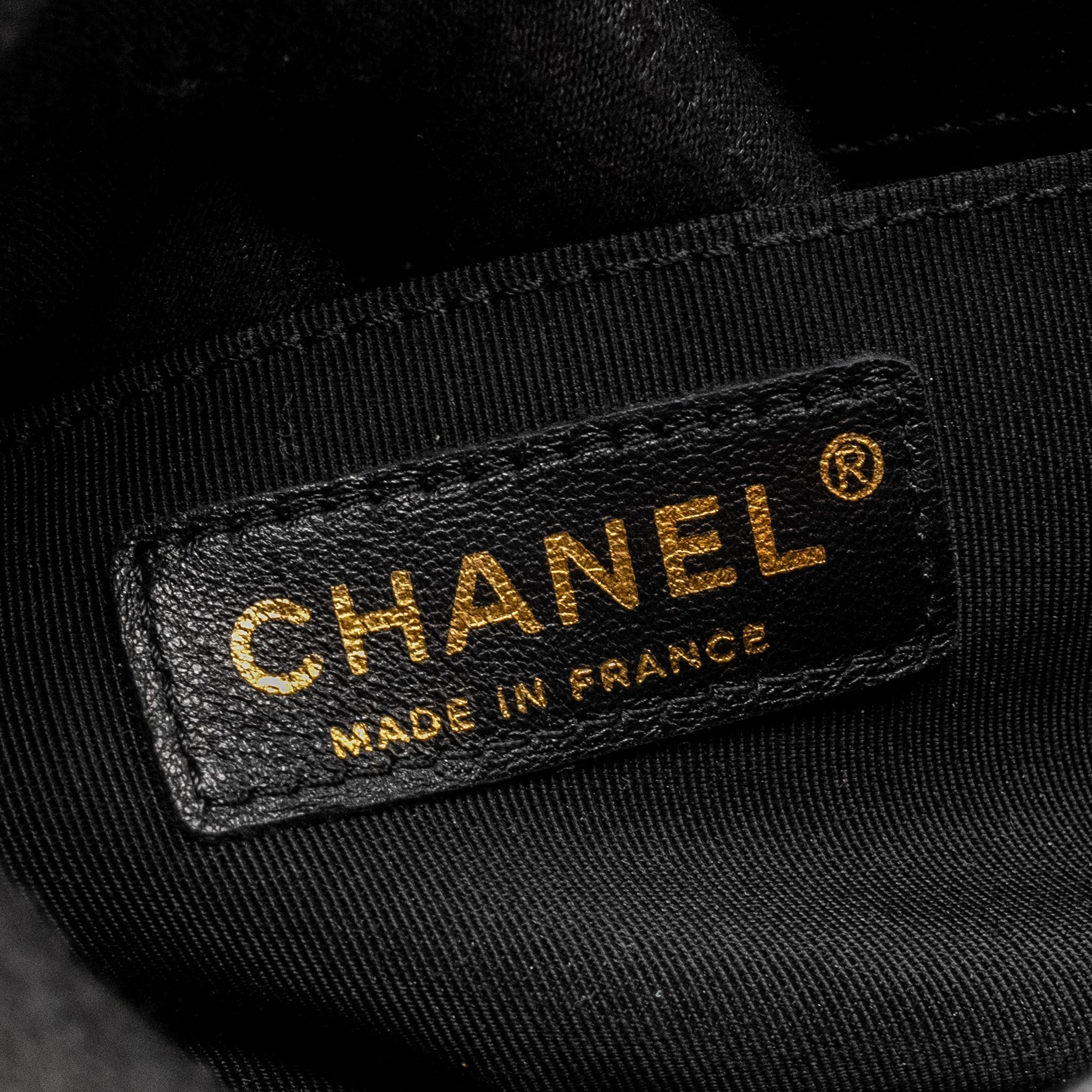 CHANEL SMALL BOY BAG LAMBSKIN BLACK GHW