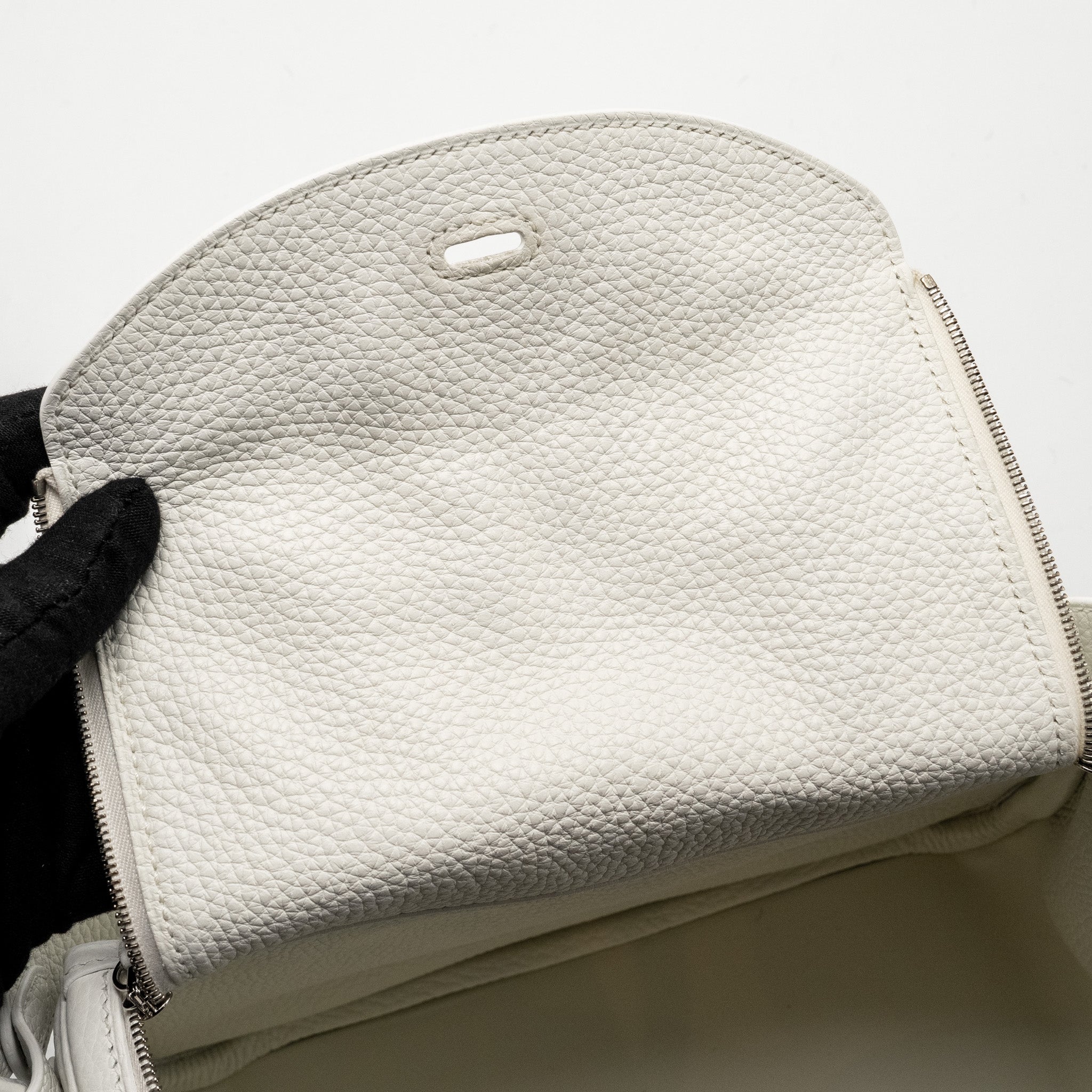 HERMES LINDY 26 CLEMENCE BLANC SHW