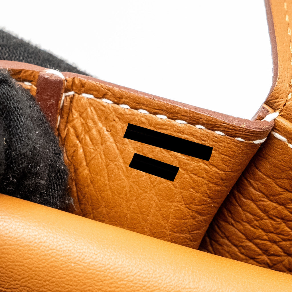 HERMES HALZAN 25 CLEMENCE GOLD SHW