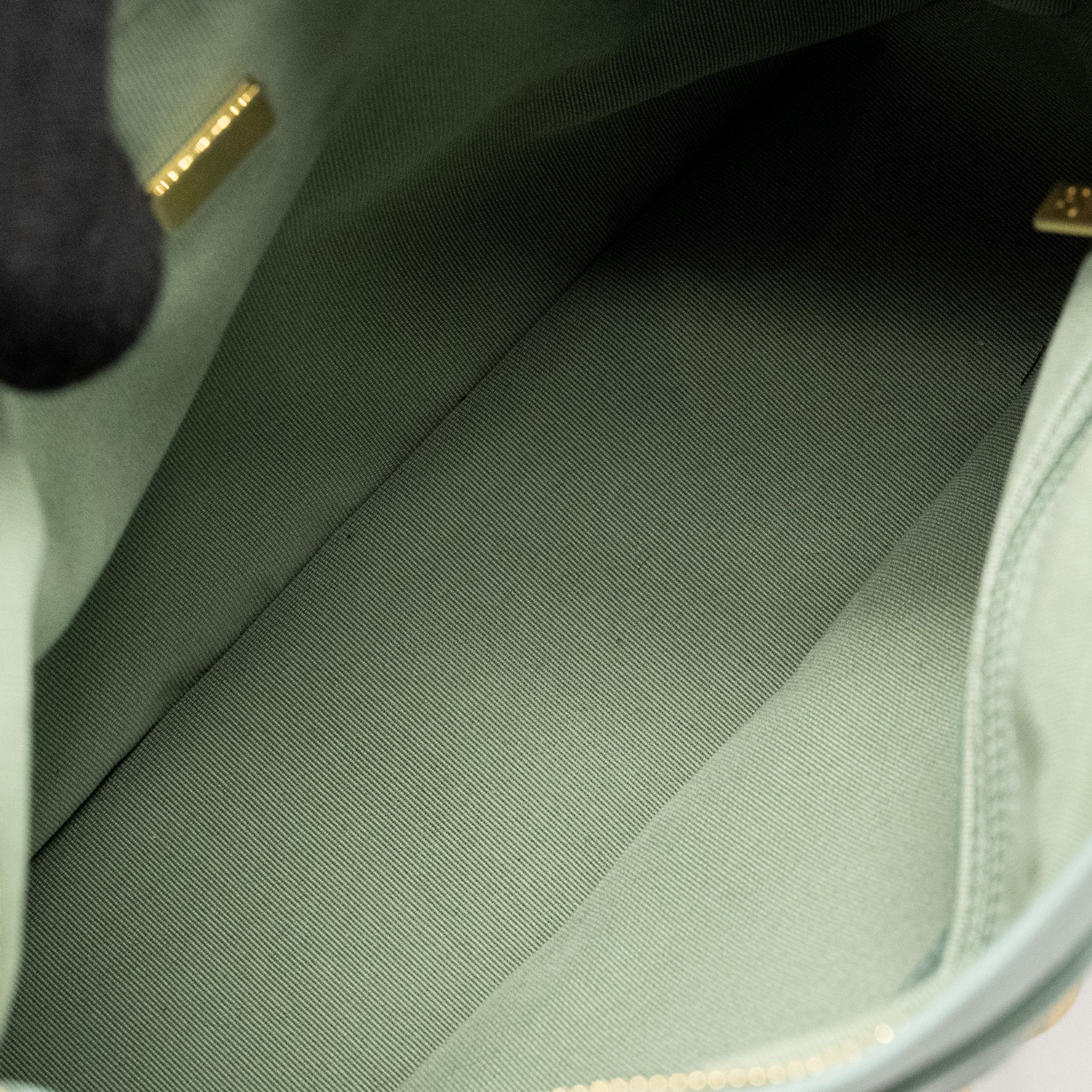 CHANEL 22C HOBO BAG WITH GIANT CHAIN CALFSKIN GREEN GHW (MICROCHIP)