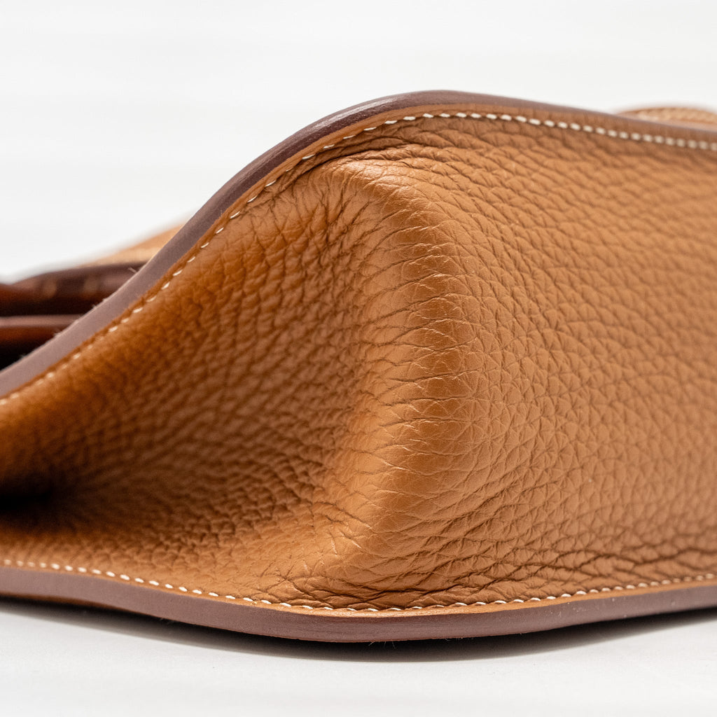 HERMES HALZAN 25 CLEMENCE GOLD SHW