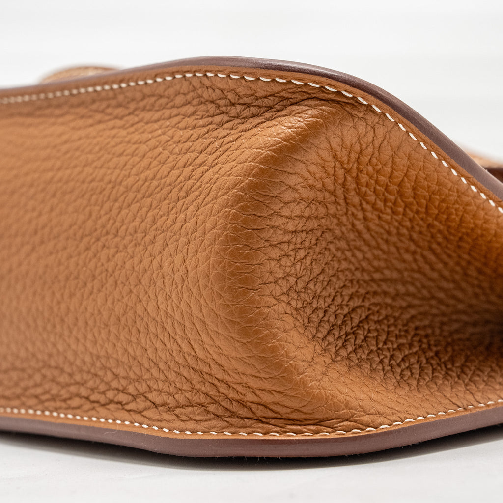 HERMES HALZAN 25 CLEMENCE GOLD SHW