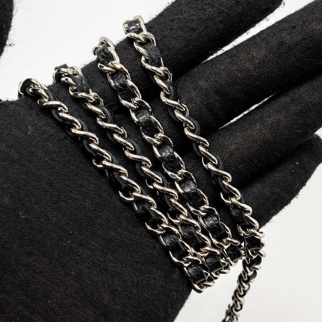 CHANEL CLASSIC WALLET ON CHAIN CAVIAR BLACK SHW