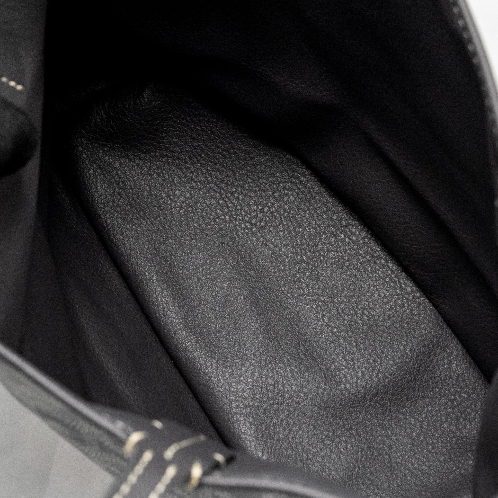 GOYARD MINI ANJOU TOTE BAG GOYARDINE CANVAS/CALFSKIN GREY SHW