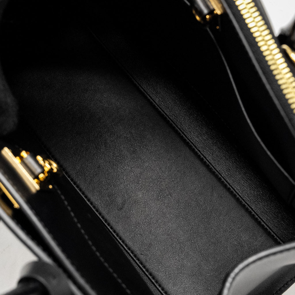 LOUIS VUITTON CITY STEAMER PM GRAINED CALFSKIN BLACK GHW