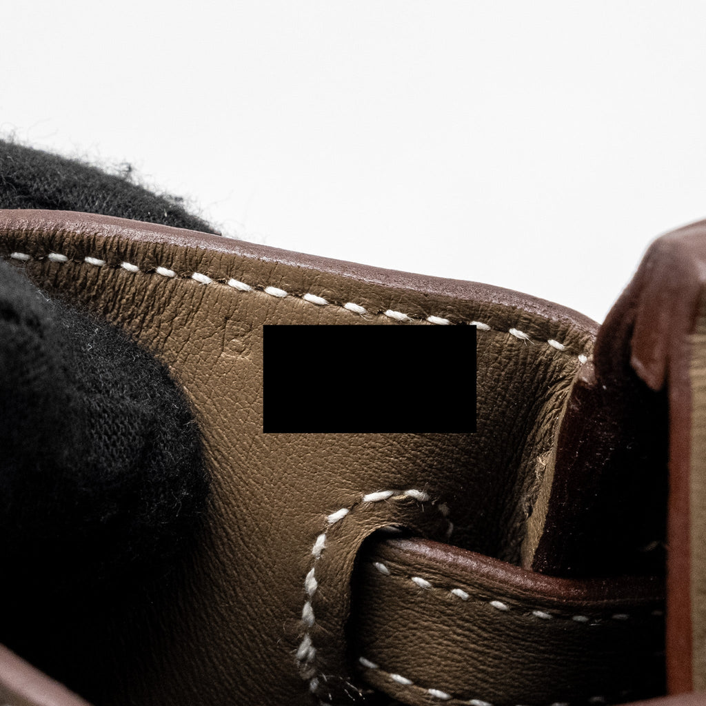 HERMES BIRKIN 25 SWIFT ETOUPE GHW