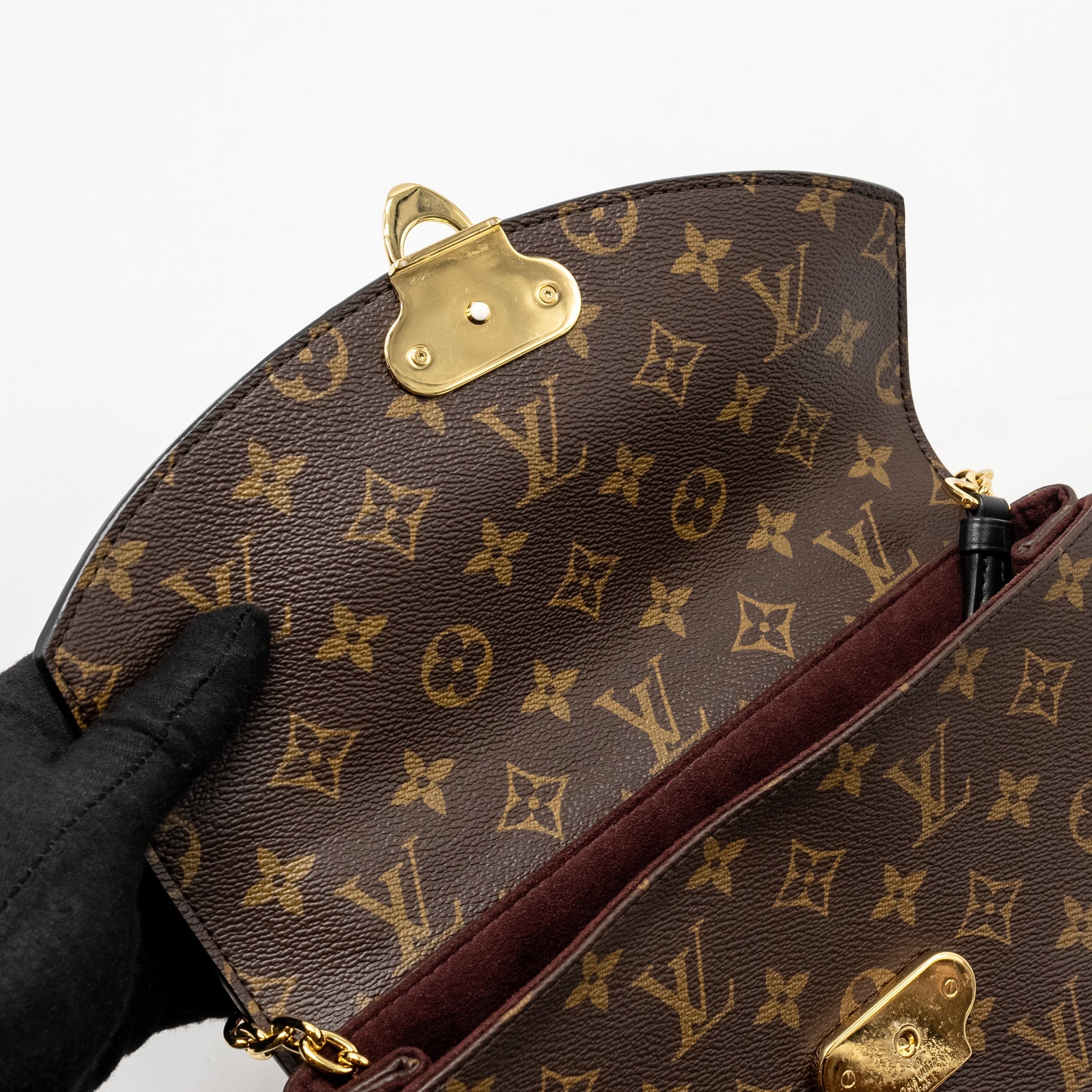 LOUIS VUITTON SAINT PLACIDE MONOGRAM CANVAS RASPBERRY GHW