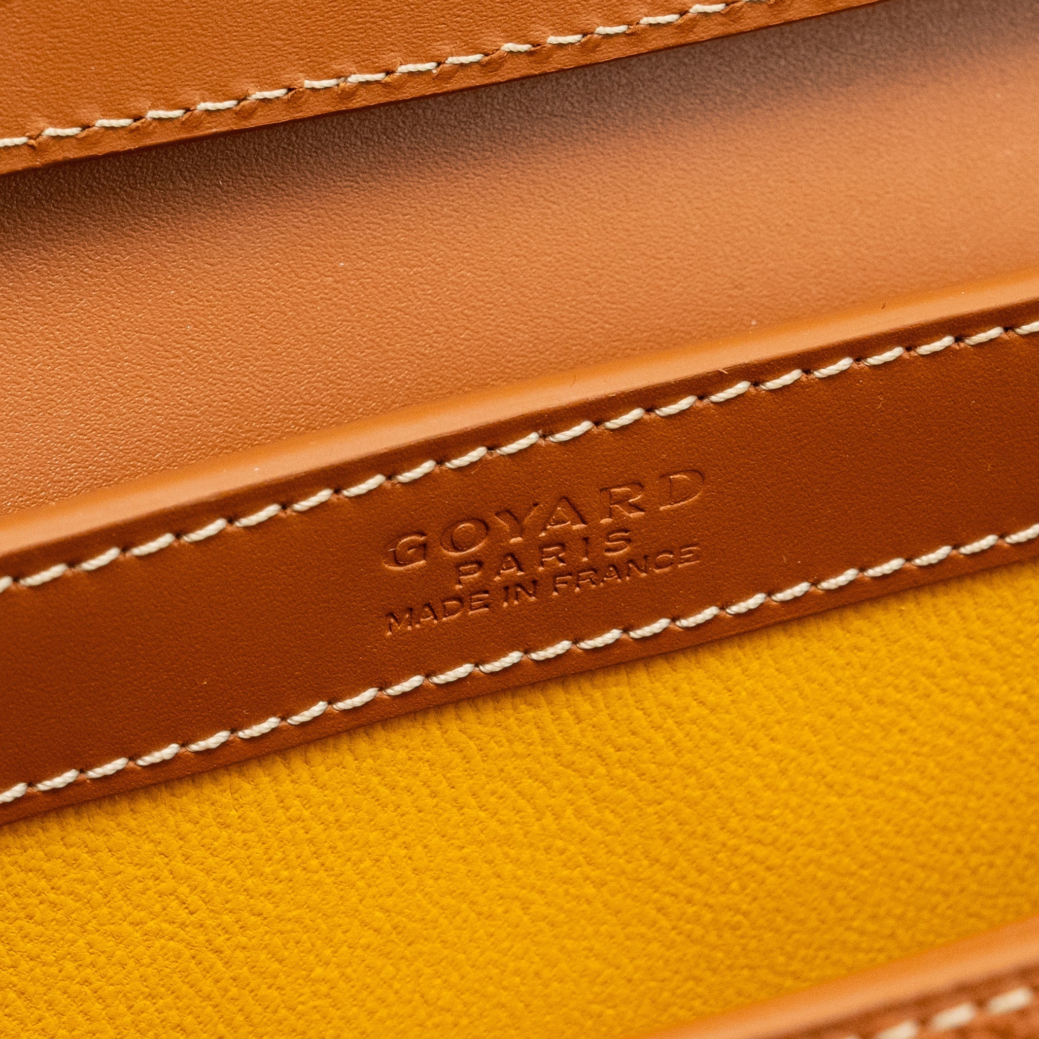 GOYARD STRUCTURE SAIGON PM BAG CALFSKIN TAN SHW