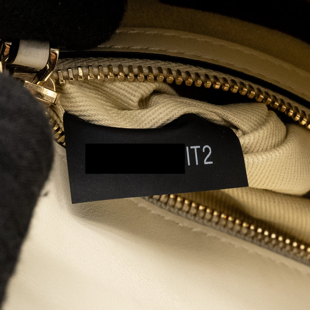 VALENTINO GARAVANI ROCKSTUD GLAM LOCK CHAIN BAG LEATHER WHITE LGHW