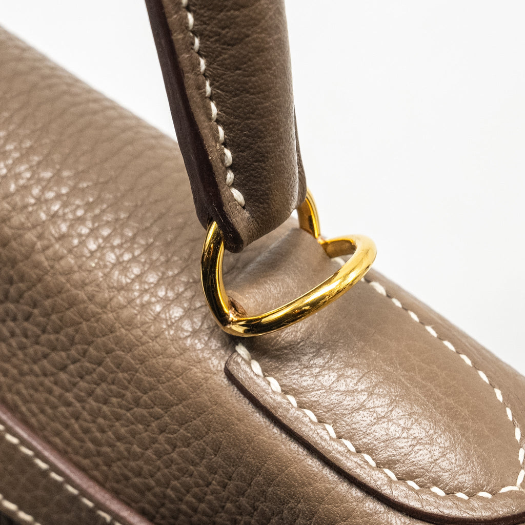 HERMES KELLY 28 CLEMENCE ETOUPE GHW
