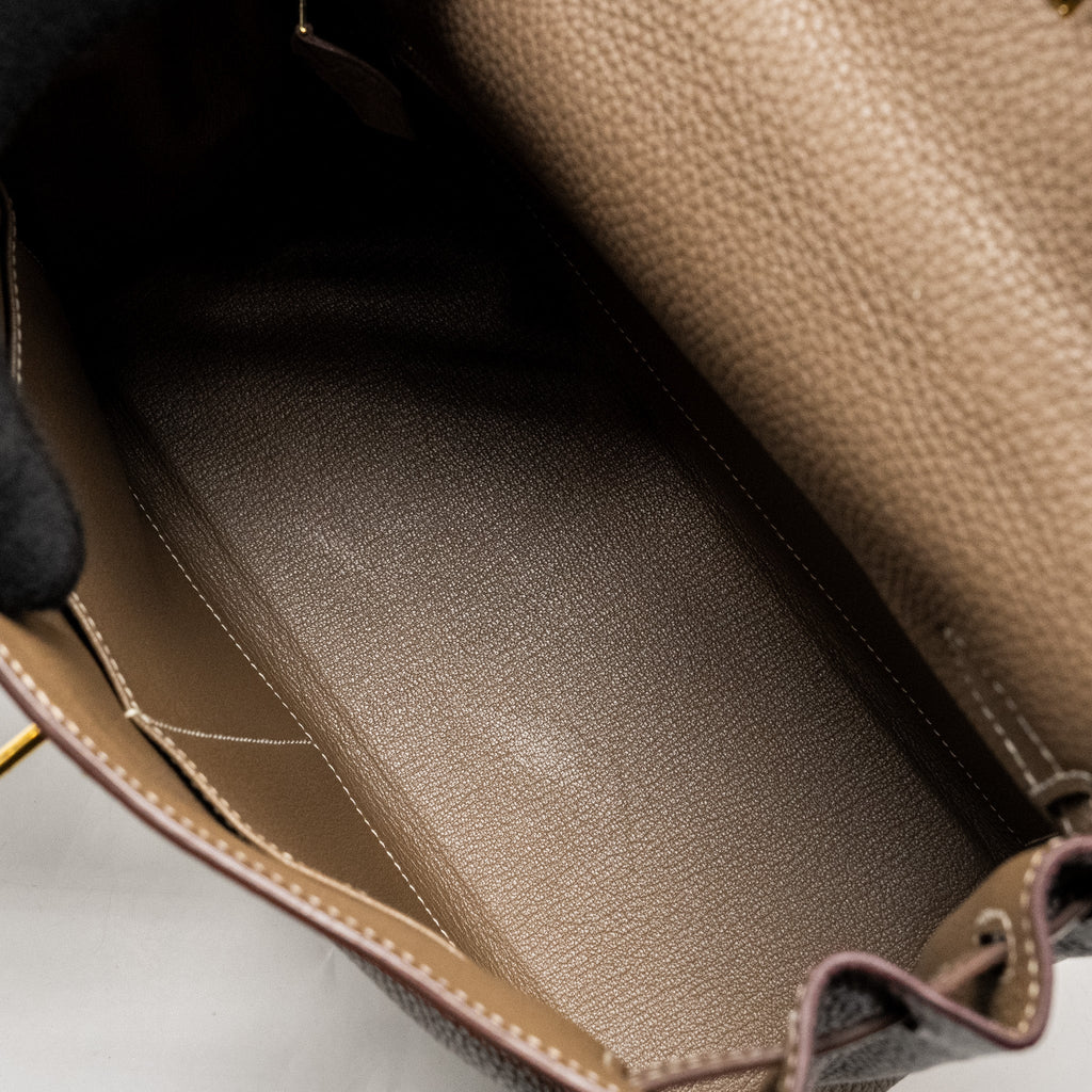 HERMES KELLY 28 CLEMENCE ETOUPE GHW