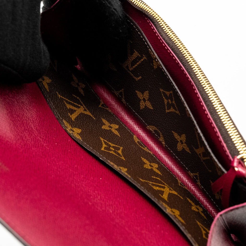 LOUIS VUITTON SARAH WALLET FUCHSIA MONOGRAM CANVAS GHW