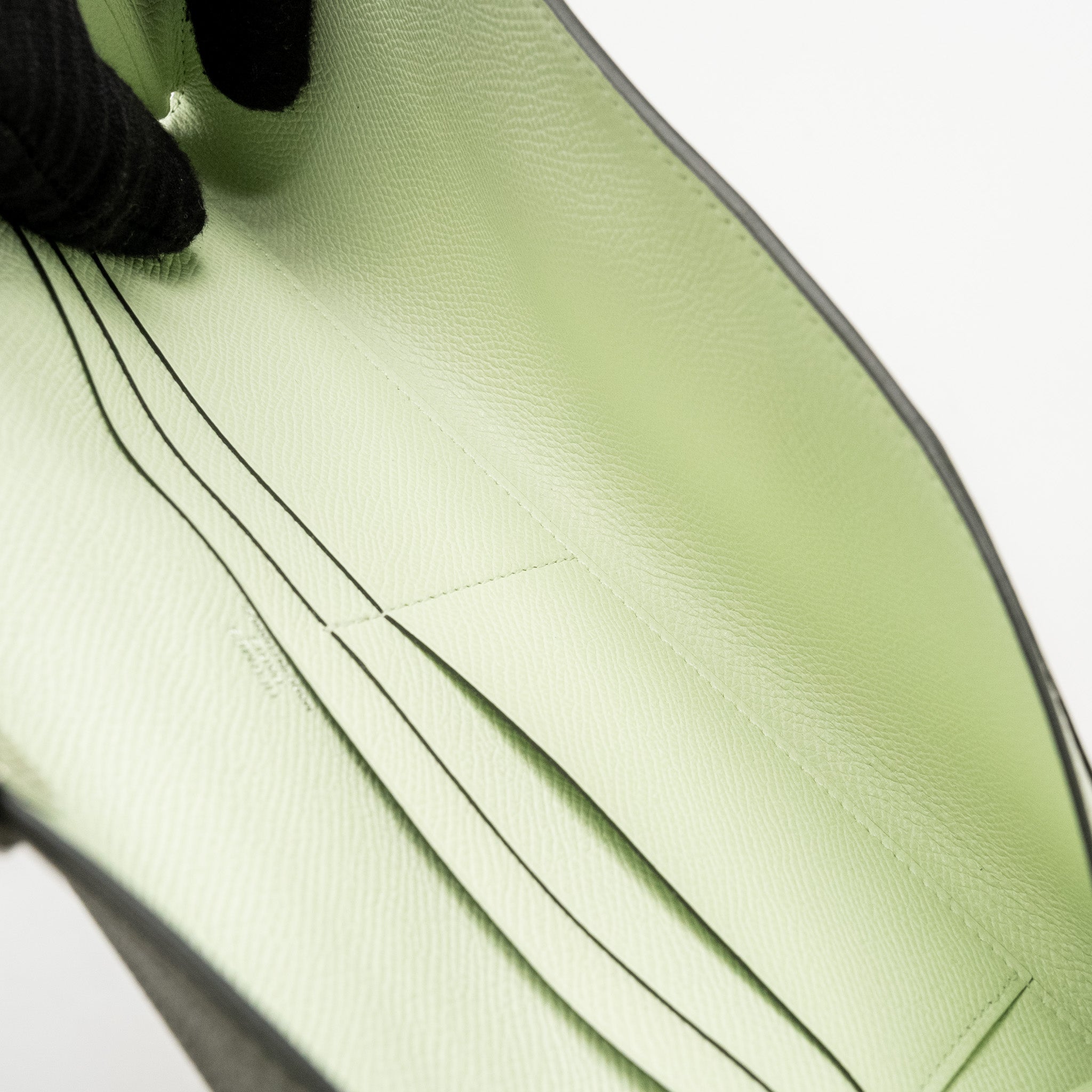 HERMES MAILLON TO GO WALLET EPSOM VERT FIZZ SHW